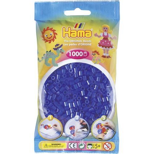 Hama strijkkralen 36 Blauw Neon