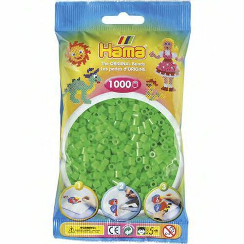 Hama strijkkralen 42 Groen Neon