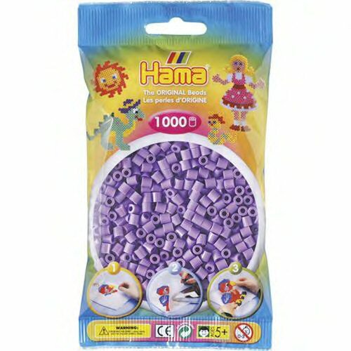 Hama strijkkralen 45 Paars Pastel