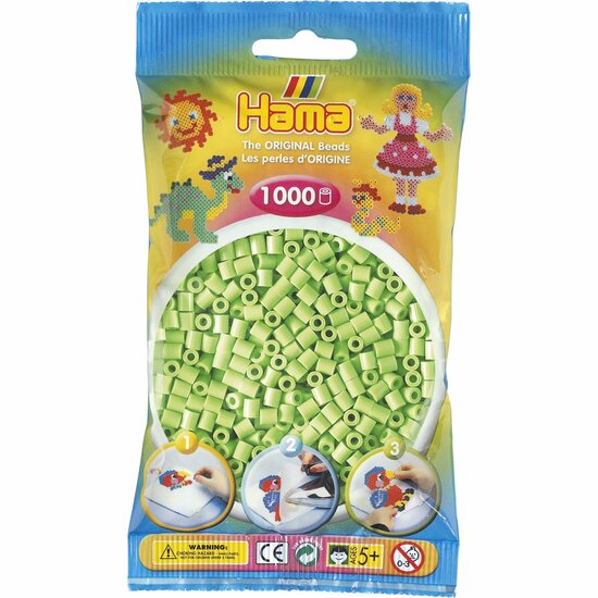 Hama strijkkralen 47 Groen Pastel