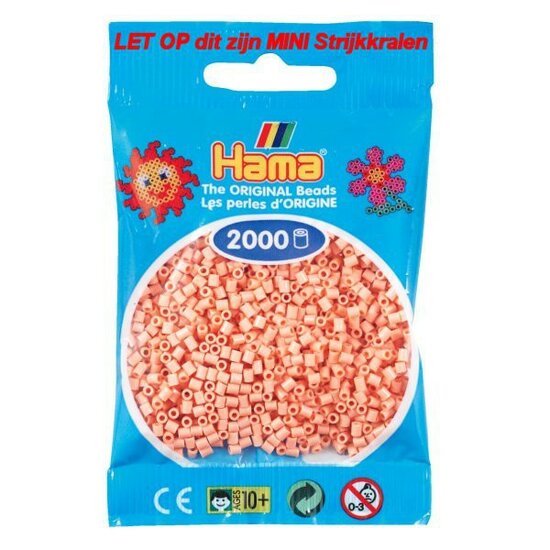 Hama mini kralen kl 26 Zalm / Huidskleur