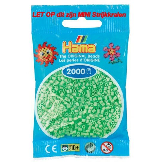 Hama mini kralen kl 47 Groen Pastel