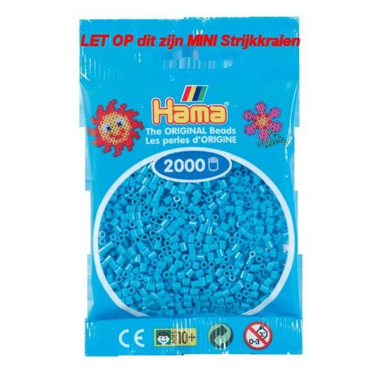 Hama mini kralen kl 49 Azure Blauw