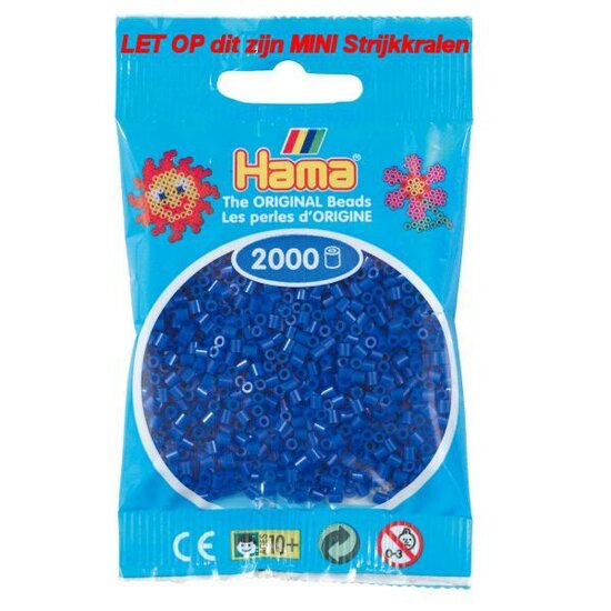 Hama mini kralen kl 08 Donkerblauw