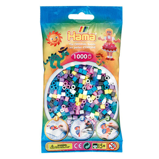 Hama Strijkkralen 69 Pastel Kleurenmix Assorti 4