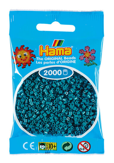 Hama mini kralen kl 83 Petrol Blauw