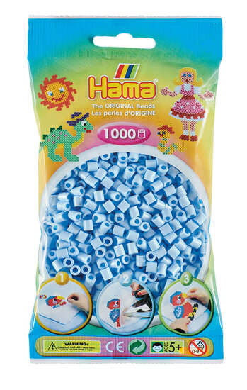 Hama strijkkralen 97 Pastel Ijsblauw