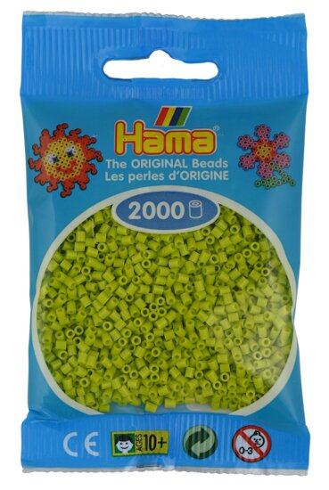 Hama mini kralen kl 104 Limoen