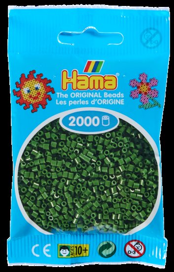 Hama mini kralen kl 102 Bos Groen / Forest Green