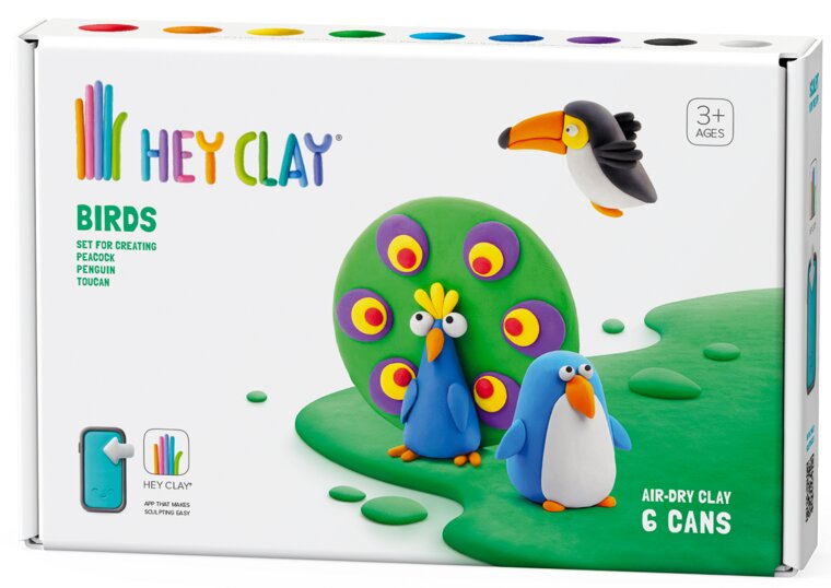 Hey Clay - Vogels - Pinguin, Toekan &amp; Pauw