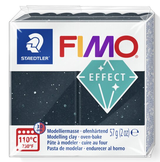 Fimo Effect nr. 903 Zwart Graniet