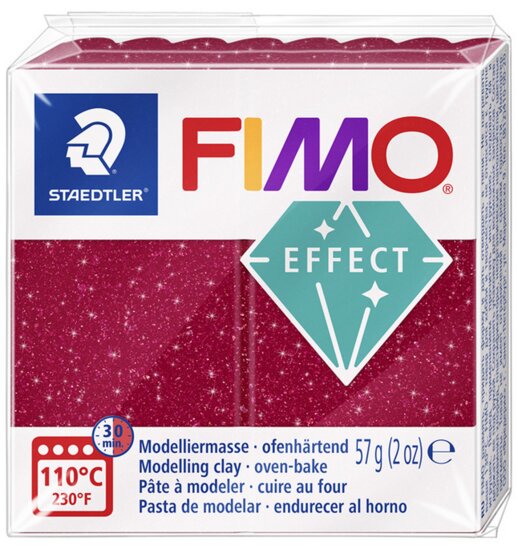 Fimo effect nr. 202 Galaxy Rood