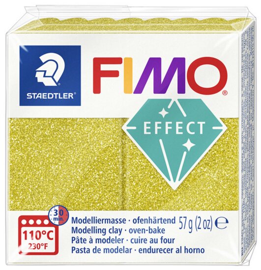 Fimo effect nr. 112 Glitter Goud