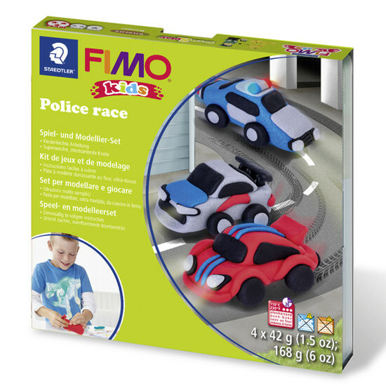 Fimo Kids startset Politie Race