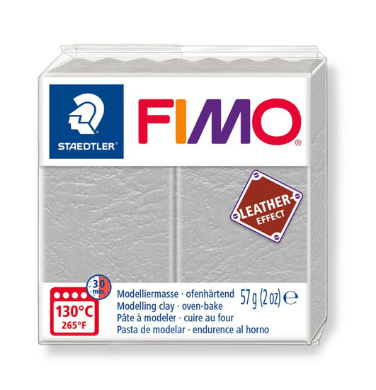 Fimo leather-effect 57 g duifgrijs nr. 809