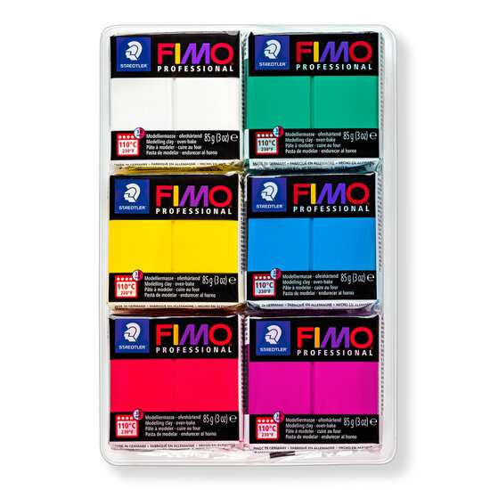 Fimo Professional True Colours 6 pack