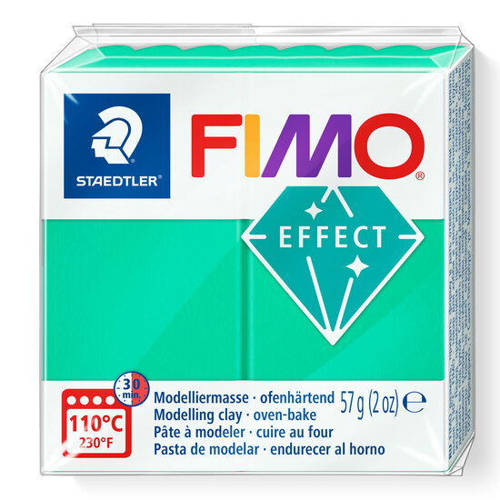 Fimo effect nr. 504 transparant groen