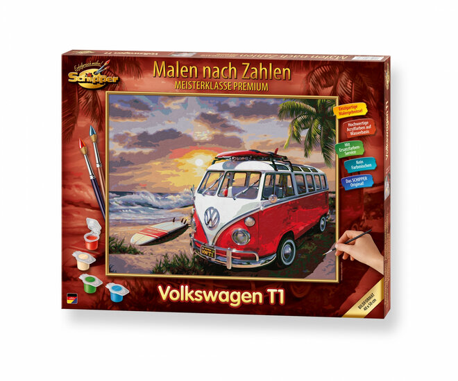 Volkswagen T1 - Schipper 40 x 50 cm