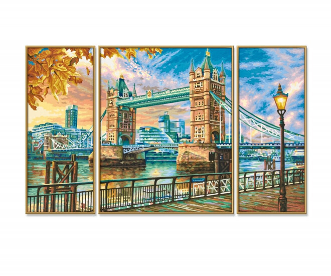 London Tower Bridge - Schipper Drieluik 50 x 80 cm