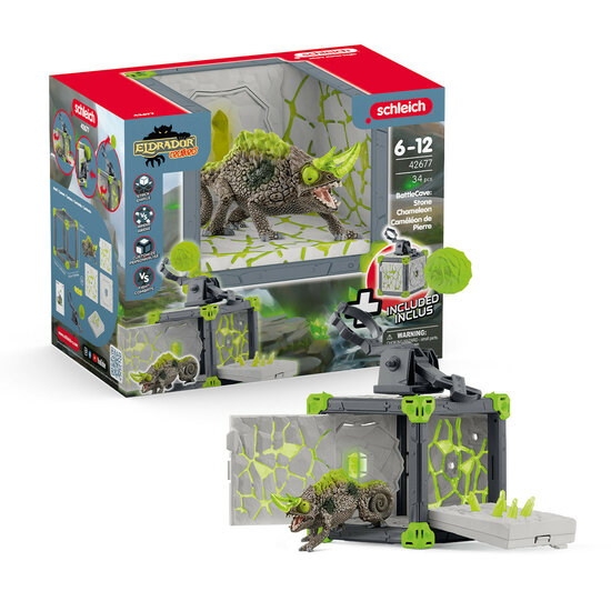 Schleich 42677 BattleCave Steenkameleons