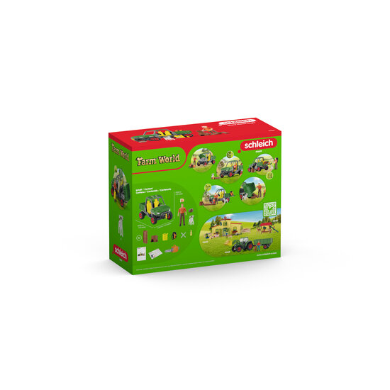 Schleich 42659 Houtzager met voertuig