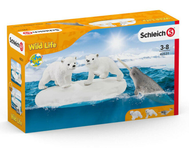 Schleich 42531 Ijsberen set met narwal