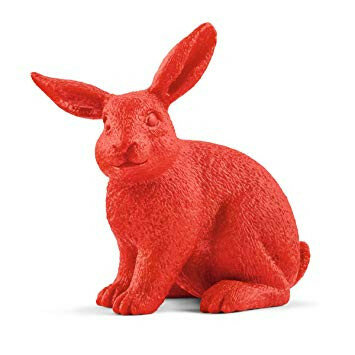 Schleich 72139 Paashaas rood