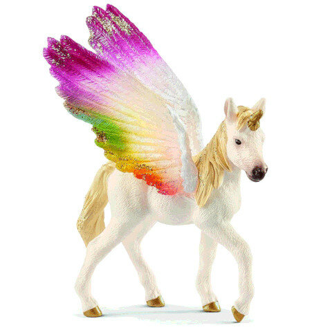 Schleich 70577 Gevleugelde Regenboogeenhoorn veulen