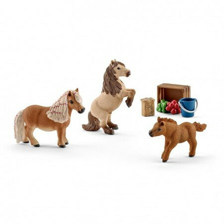 Schleich 41432 Mini Shetlander familie