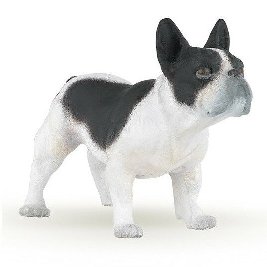 Papo 54006 Franse Bulldog zwart/wit