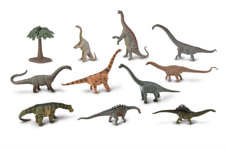 Collecta A1213 Mini Dinosaurussen Sauropoda (11 stuks)