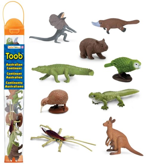 Safari 102489 Mini Australische Dieren set (9 stuks)