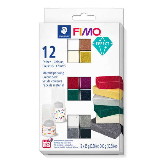 FIMO effect material pack with 12 half blocks Effect