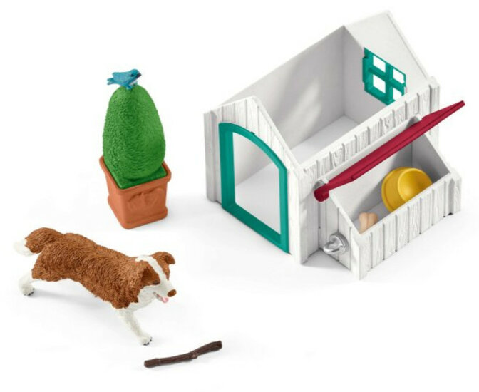 Schleich 42458 Hanna`s Paarden gasten verblijf met hondenhok