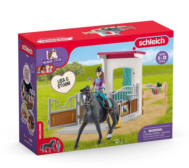 Schleich 42709 Paardenstal Lisa &amp; Storm