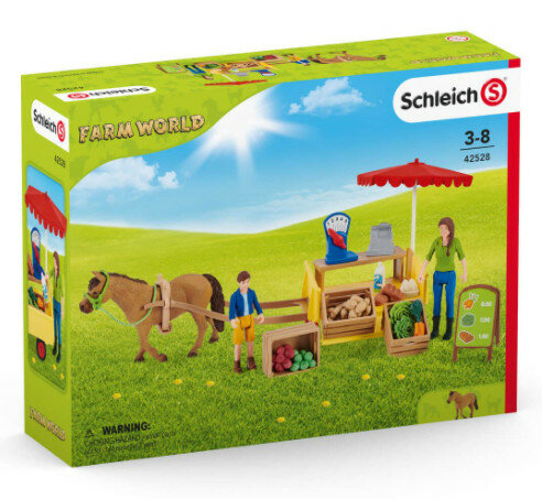 Schleich 42528 Mobiele Marktkraam