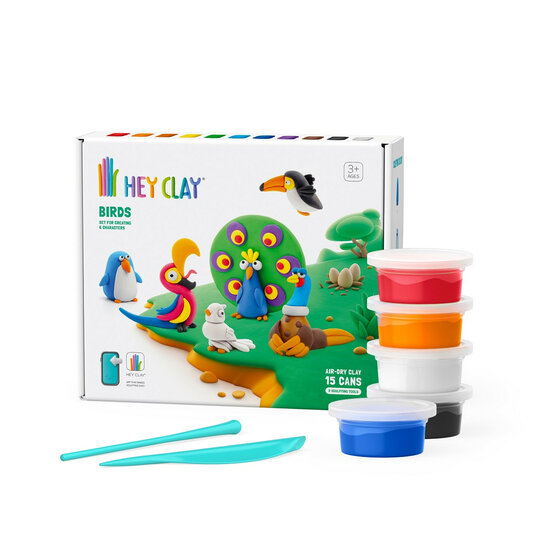 Hey Clay - Vogels - 15 potjes