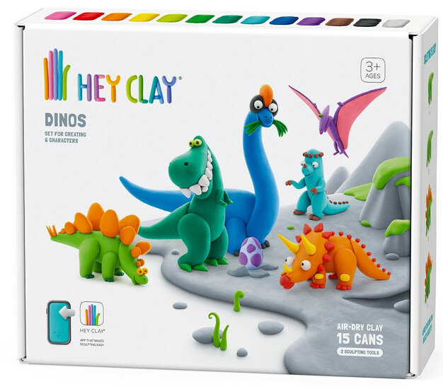 Hey Clay - Dinosaurussen - 15 potjes