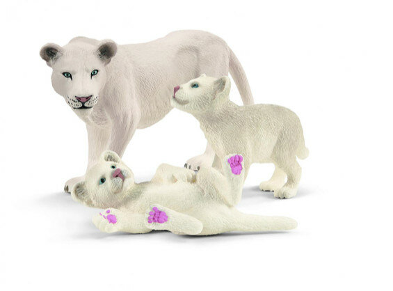 Schleich 42505 Leeuwenmoeder met welpjes