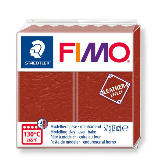 Fimo leather-effect 57 g roest nr. 749