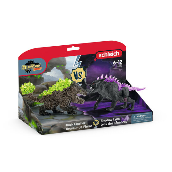 Schleich 70827 Schaduwlynx vs. rotsbreker