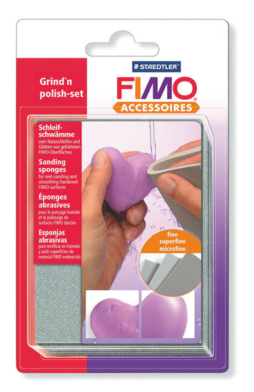 Fimo Slijpspons-set