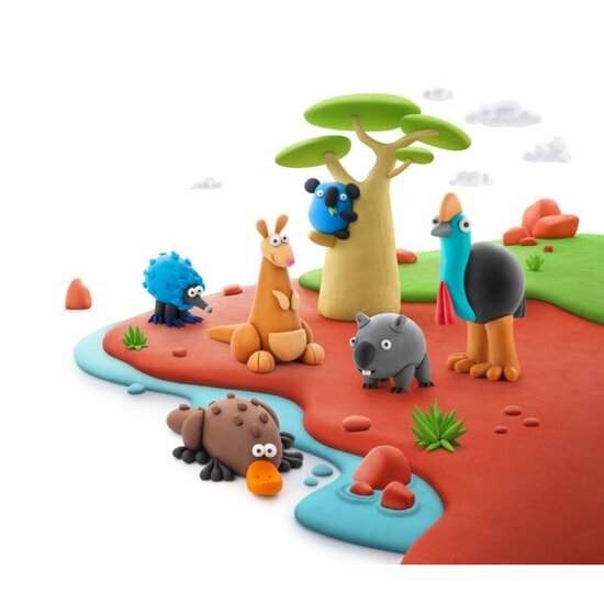 Hey Clay Australische Dieren Set