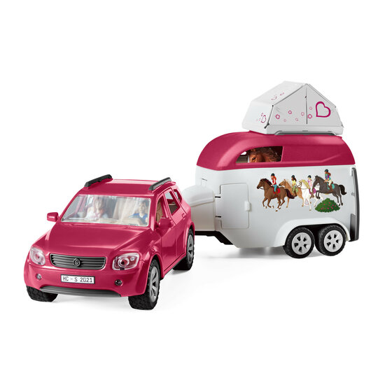 Schleich 42535 Paarden Avontuur met Auto en Trailer