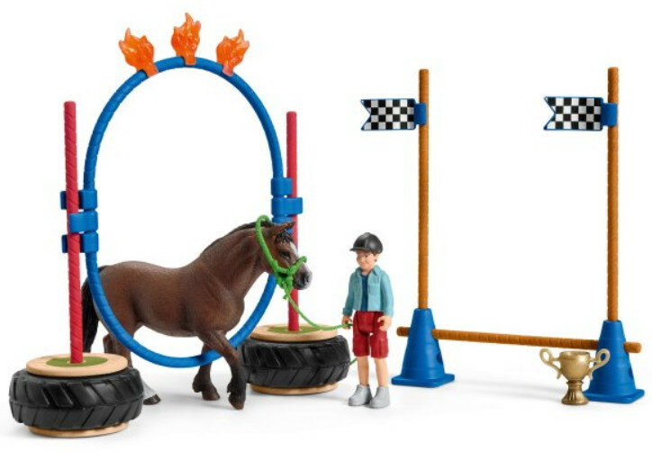 Schleich 42482 Pony Behendigheidswedstrijd