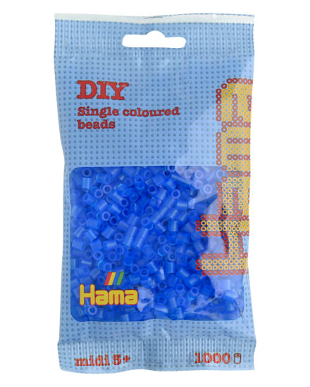 Hama strijkkralen 15 Blauw Doorzichtig