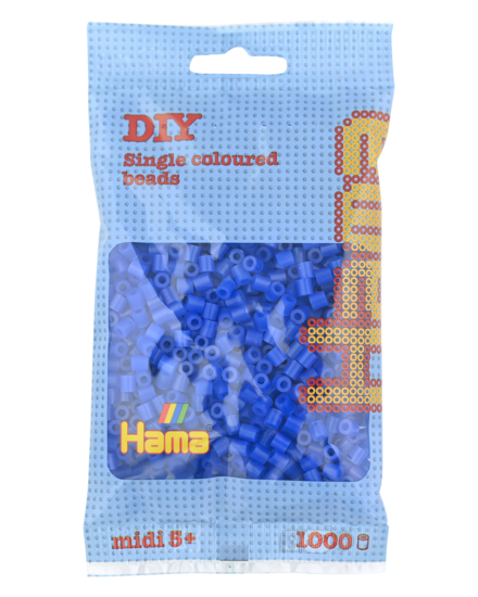 Hama strijkkralen 36 Blauw Neon