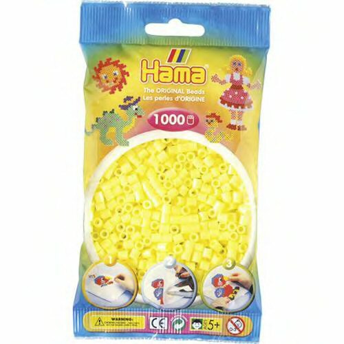 Hama strijkkralen 43 Geel Pastel