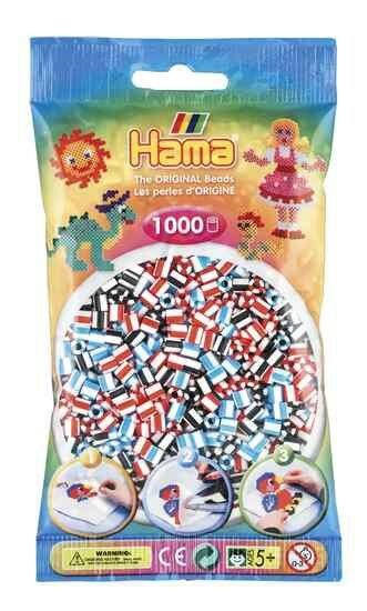 Hama strijkkralen 91 - 2 kleurig mix