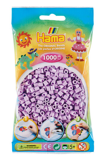 Hama strijkkralen 96 Pastel Lila